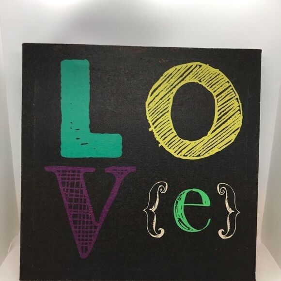 Love Canvas Art Decor Picture Motivational Sign - Picture 6 of 6